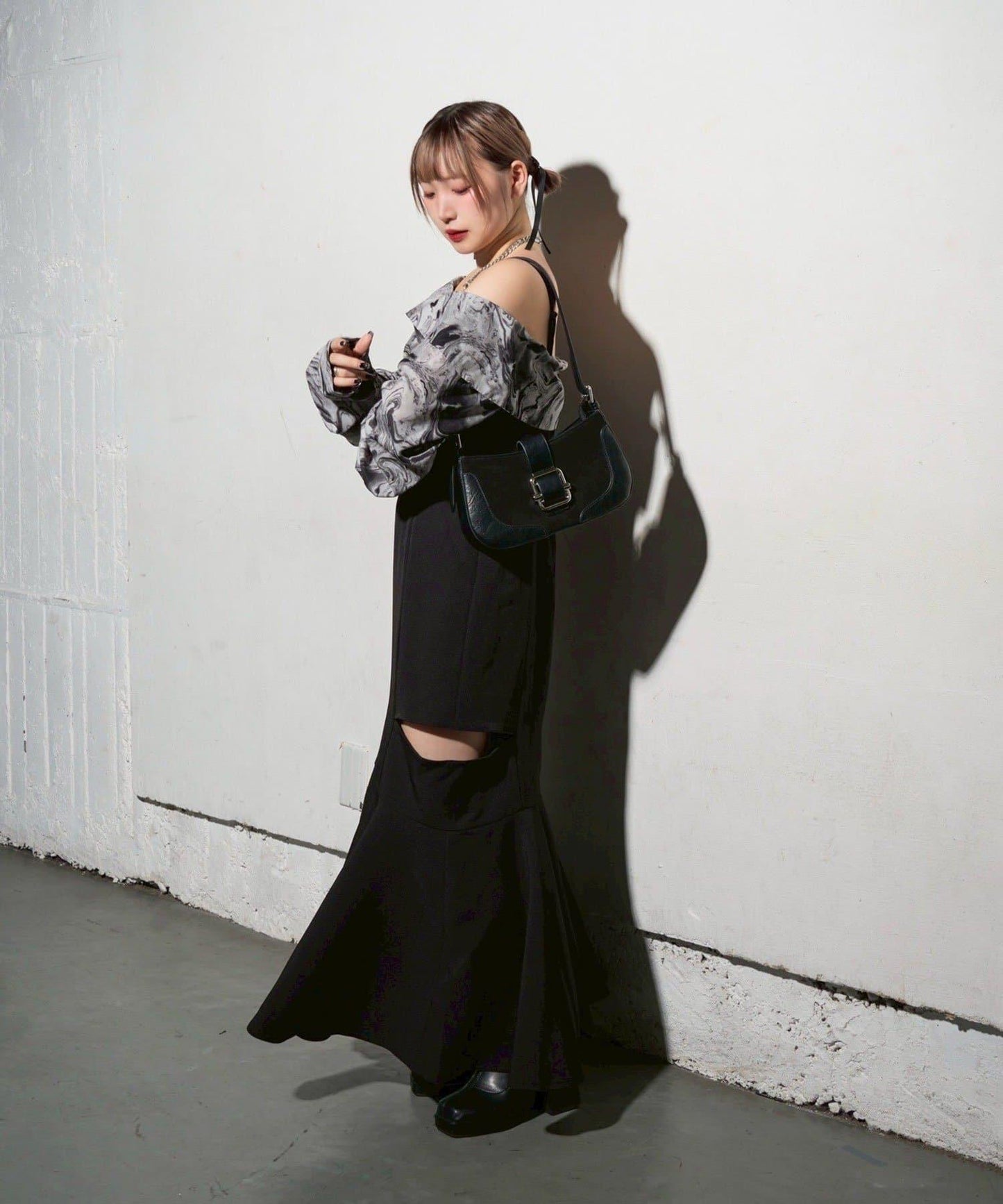 【Mavie..7】【有多種尺碼】美人魚吊帶連衣裙