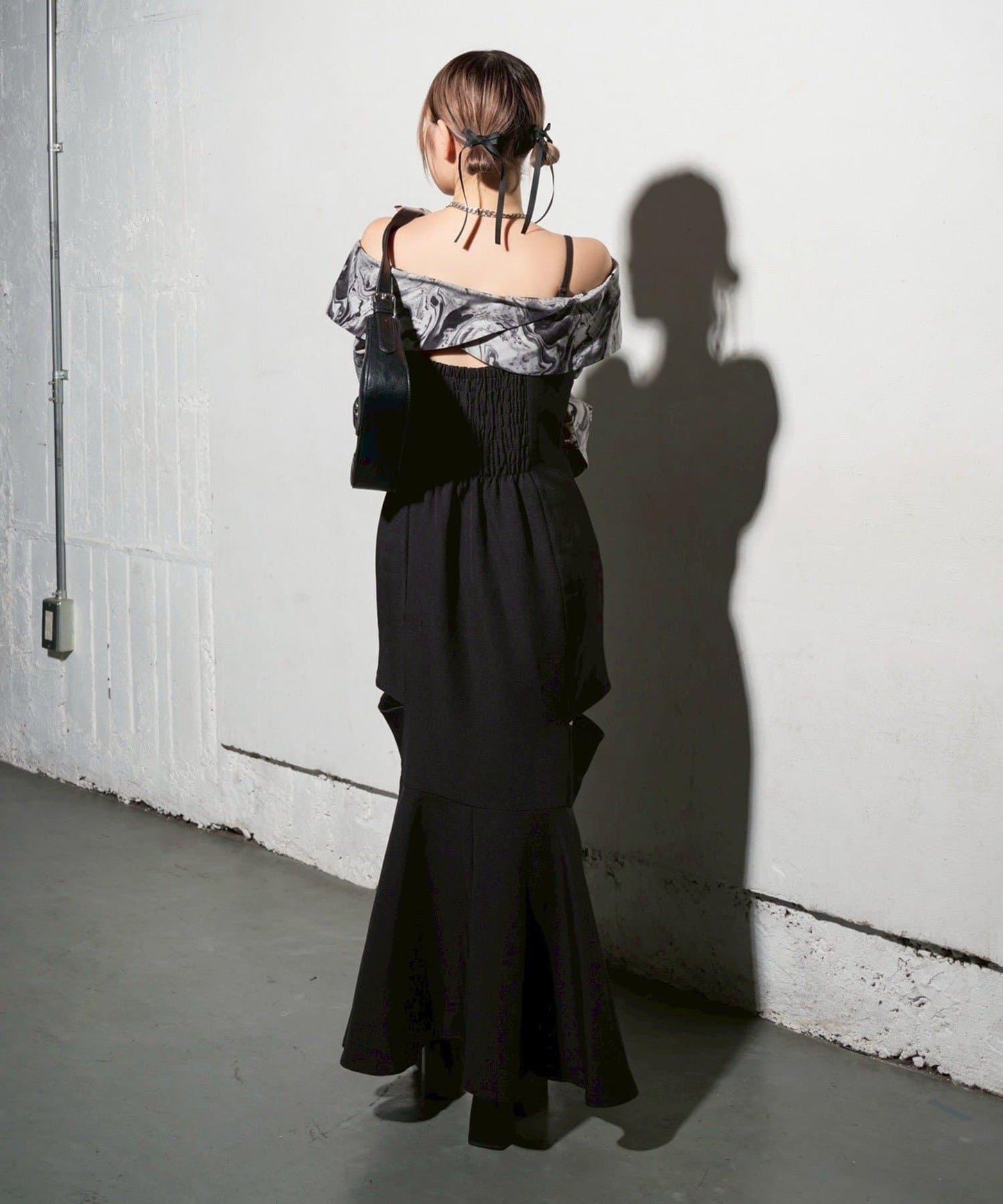 【Mavie..7】【有多種尺碼】美人魚吊帶連衣裙