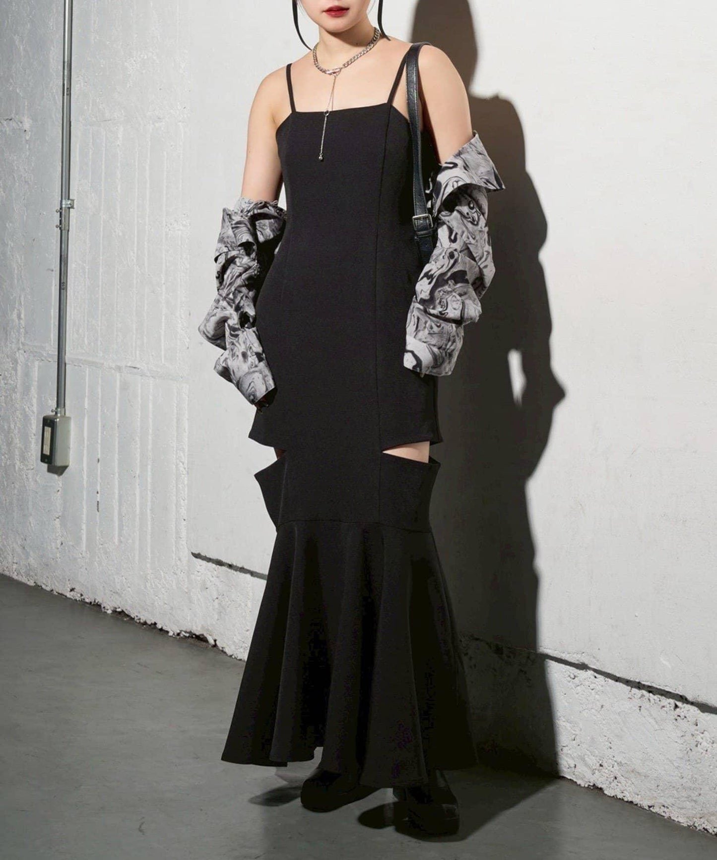 【Mavie..7】【有多種尺碼】美人魚吊帶連衣裙