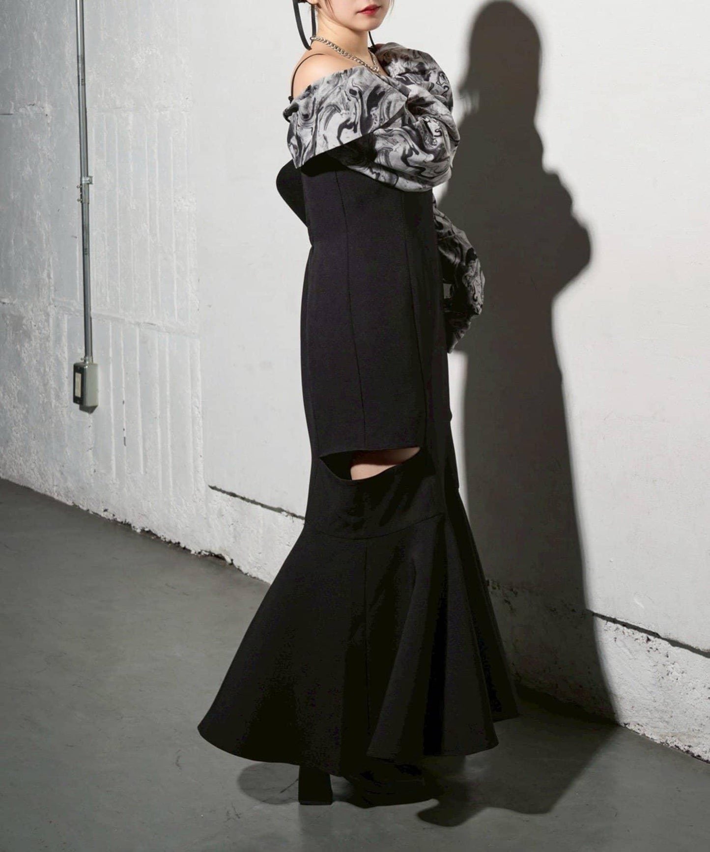 【Mavie..7】【有多種尺碼】美人魚吊帶連衣裙