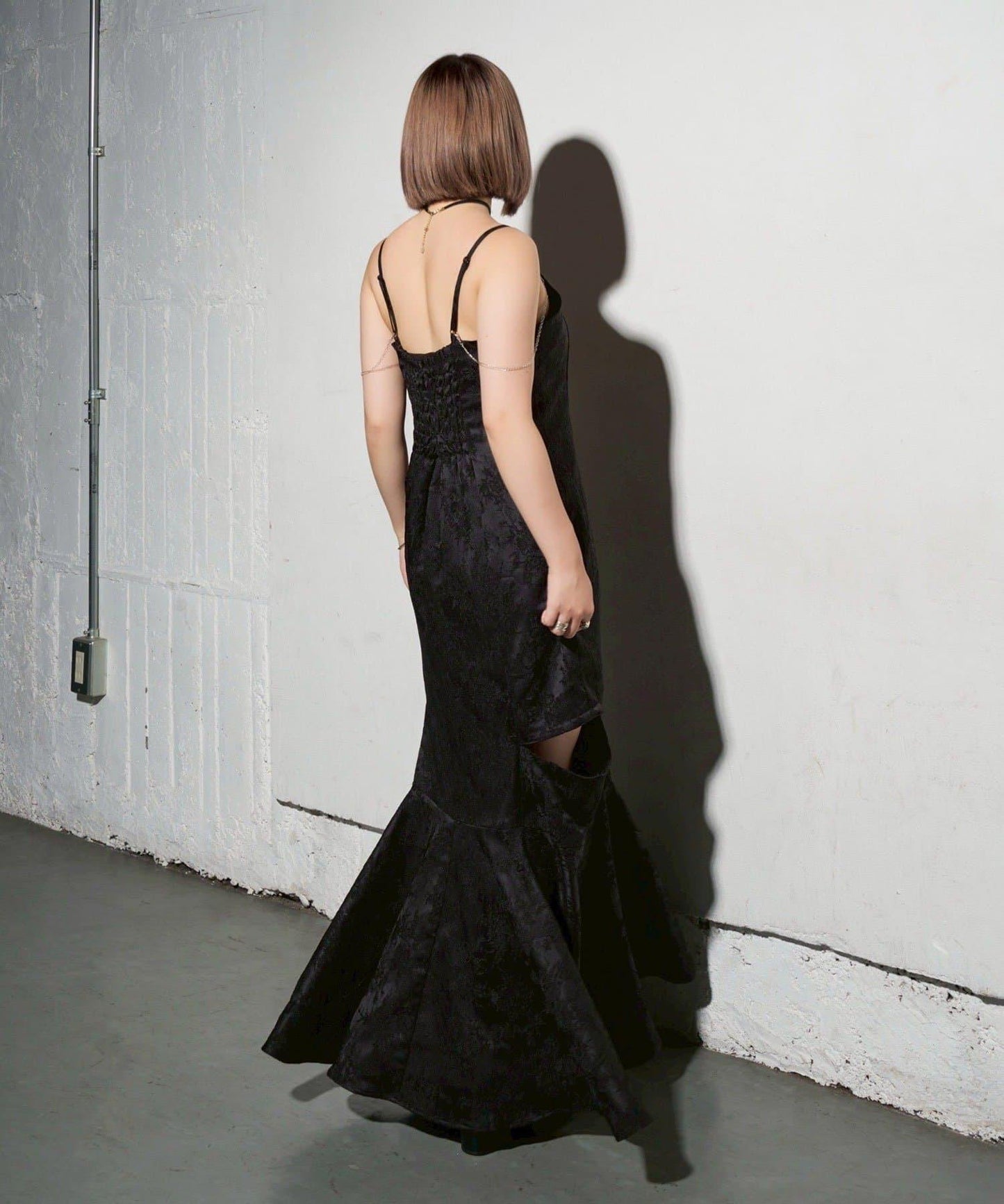 【Mavie..7】【有多種尺碼】美人魚吊帶連衣裙