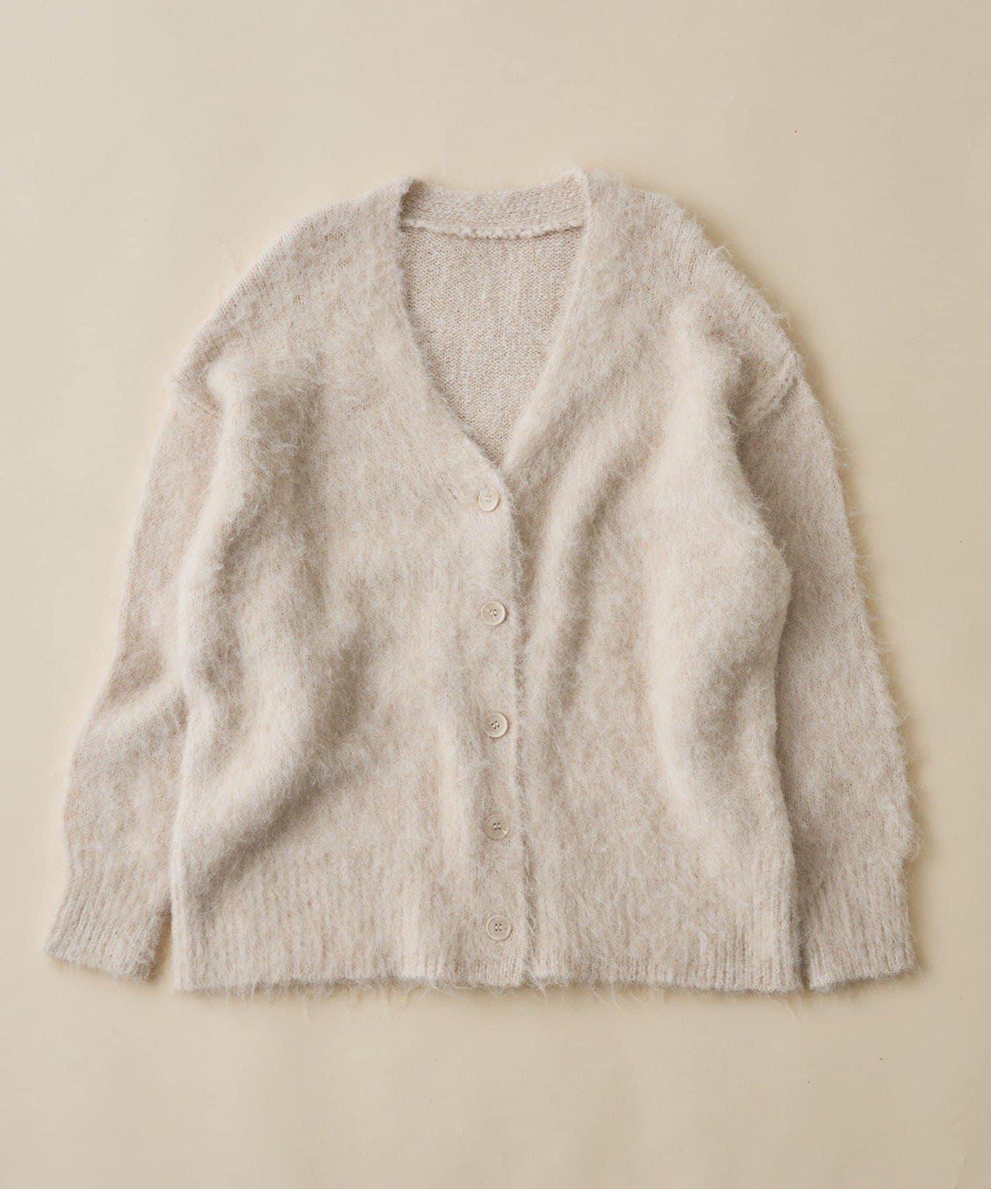 多色可選!6色V領長毛絨開衫