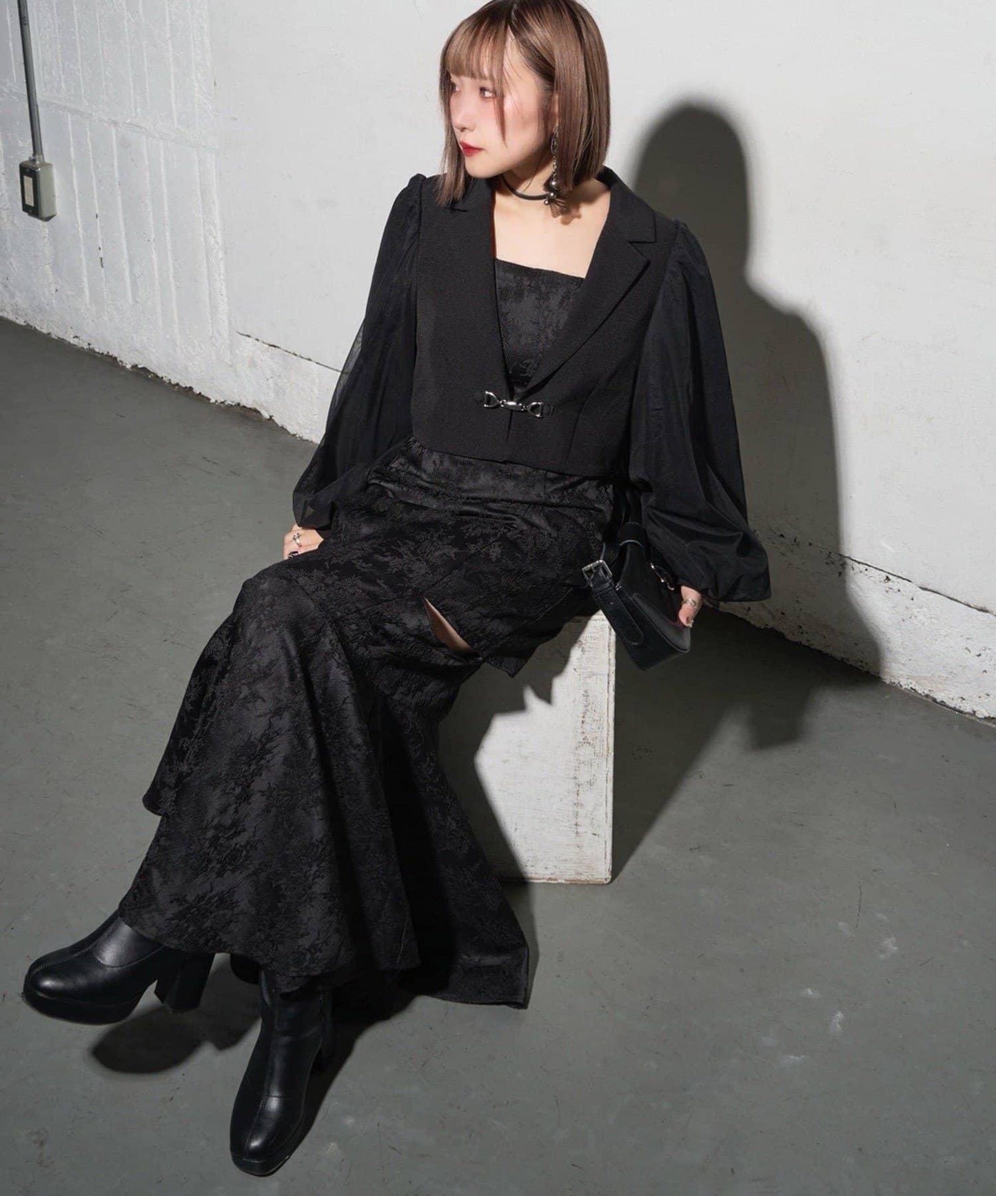 【Mavie..7】【有多種尺碼】美人魚吊帶連衣裙