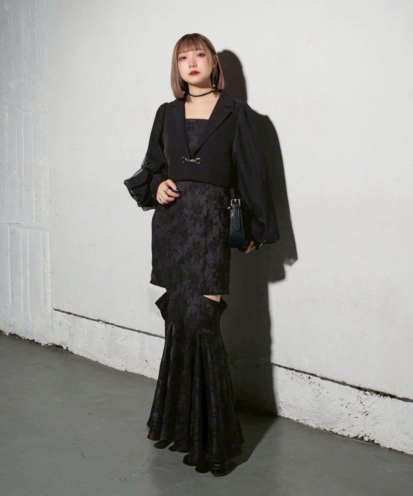 【Mavie..7】【有多種尺碼】美人魚吊帶連衣裙