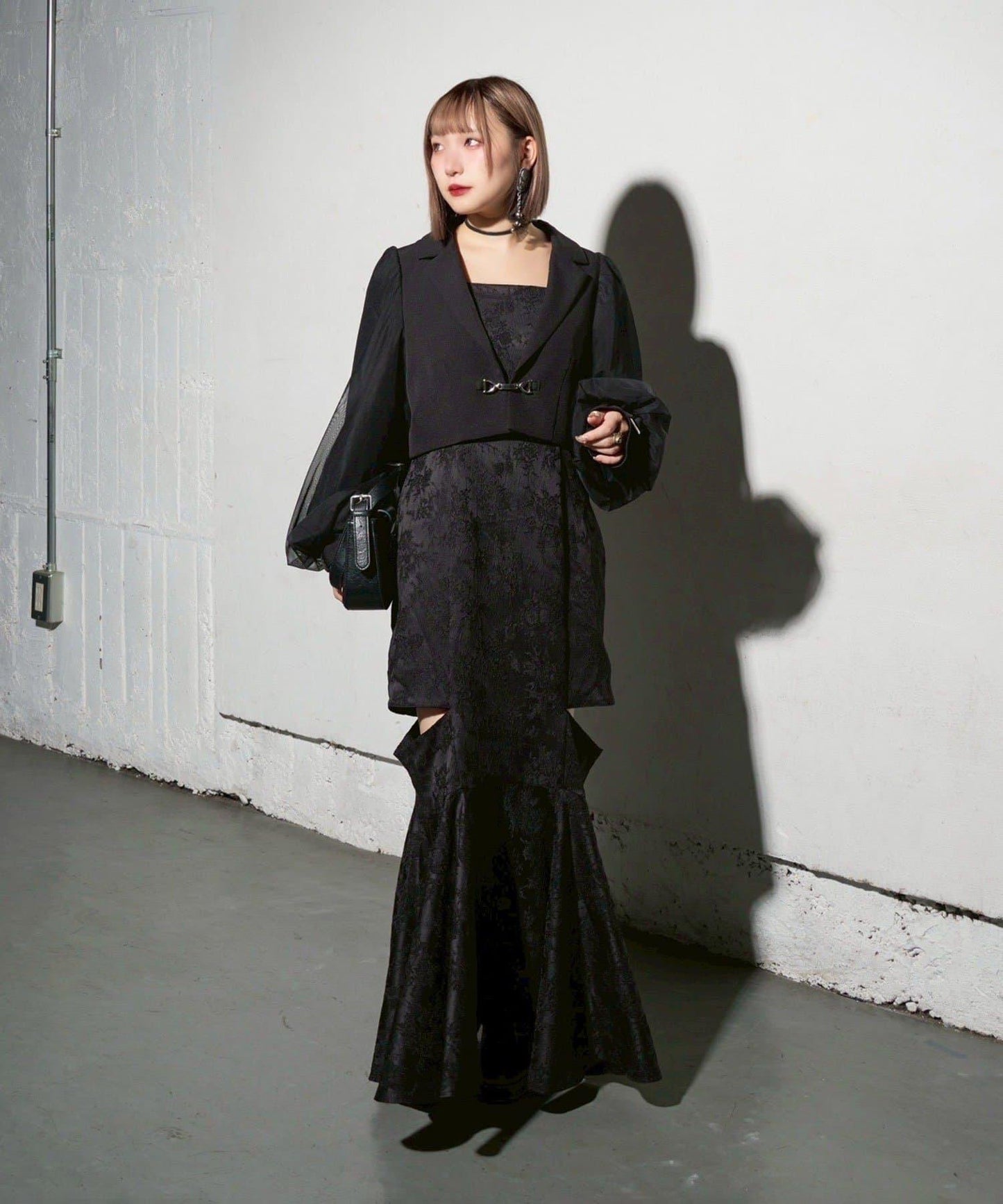 【Mavie..7】【有多種尺碼】美人魚吊帶連衣裙