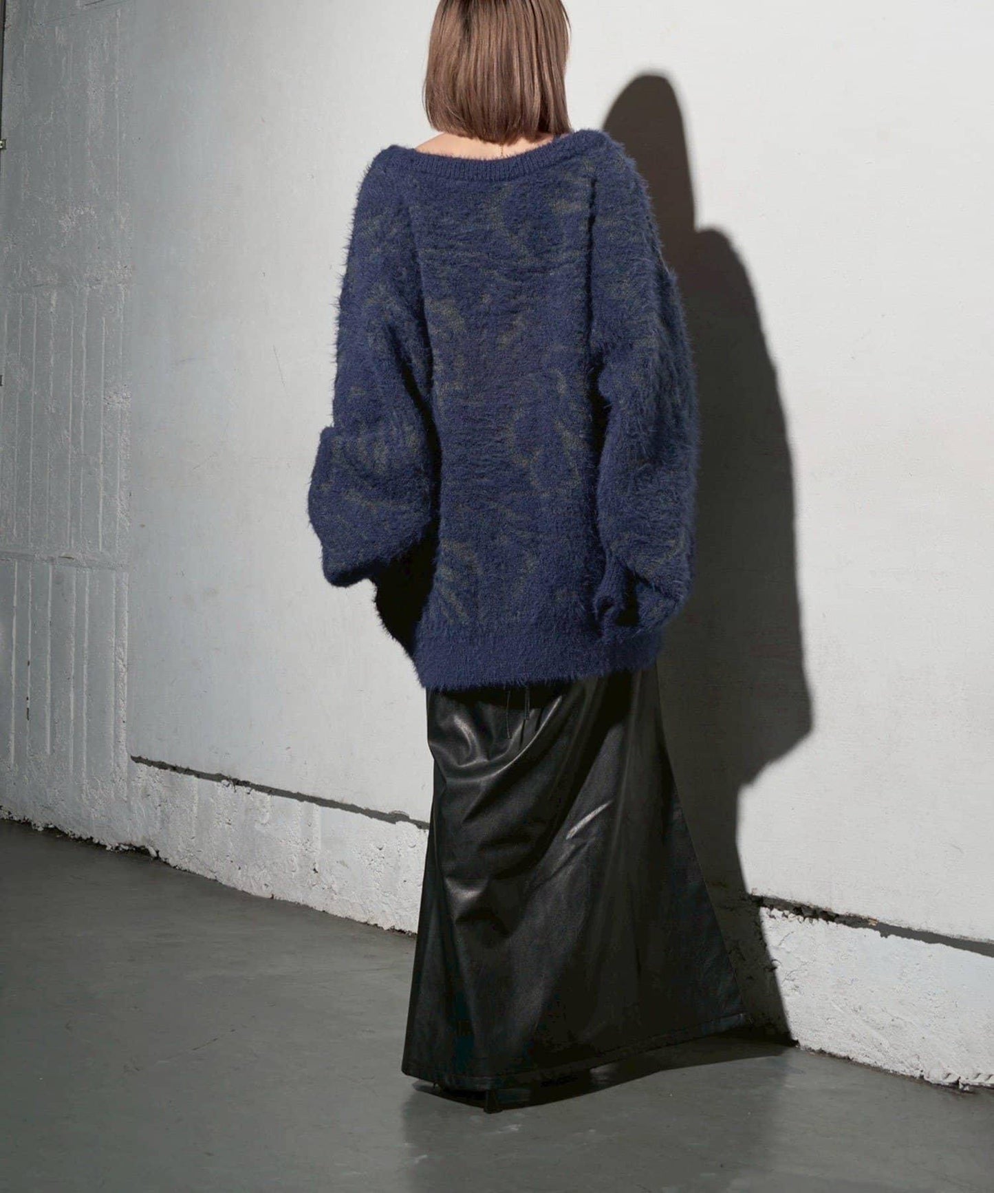 【Mavie..7】大理石紋針織開衫