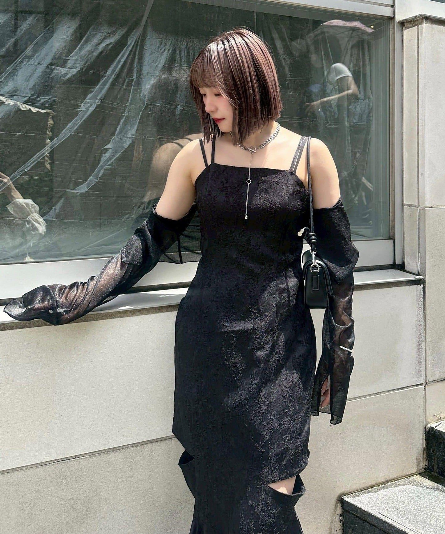 【Mavie..7】【有多種尺碼】美人魚吊帶連衣裙