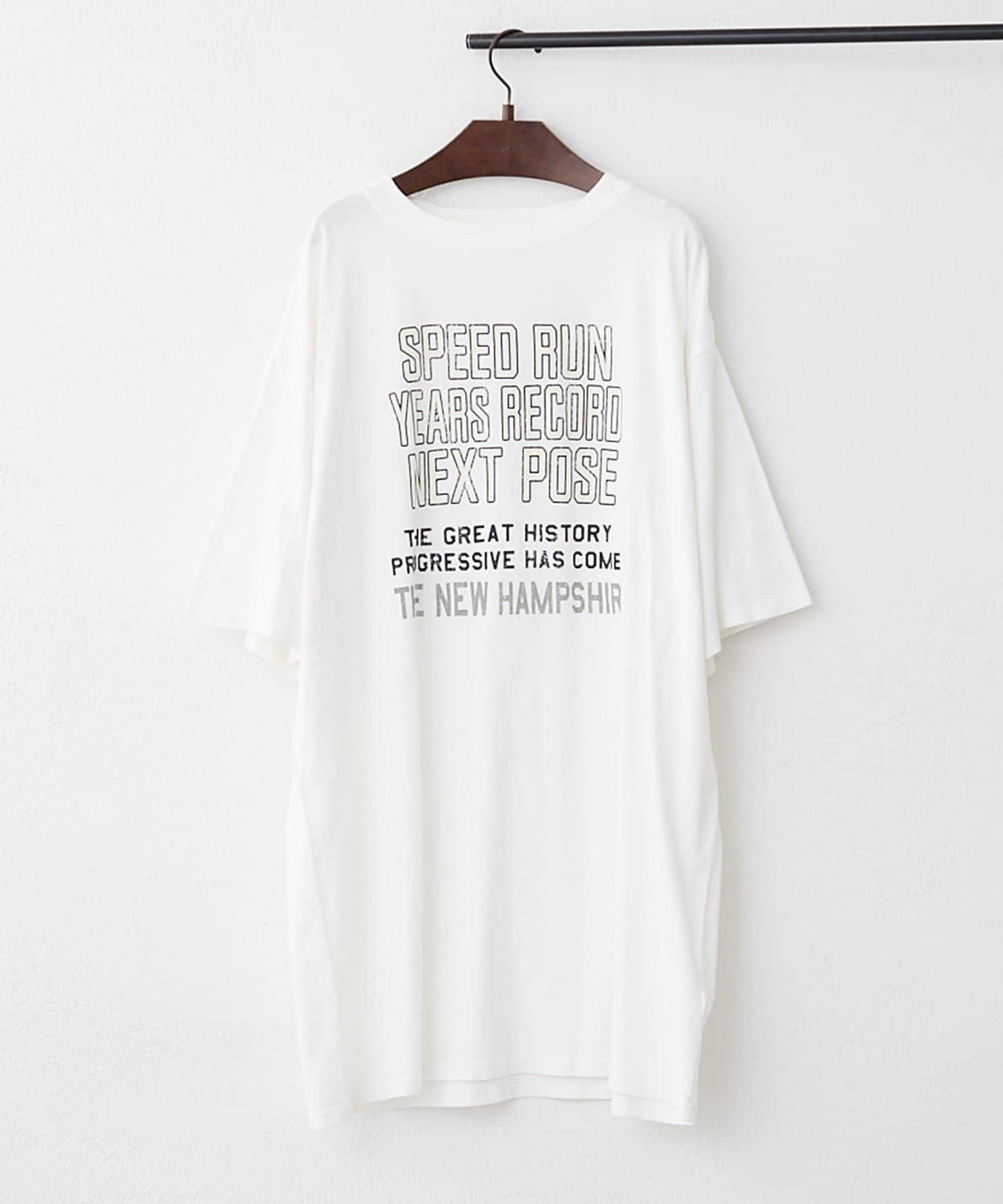 【NAO】復古工藝長款T恤