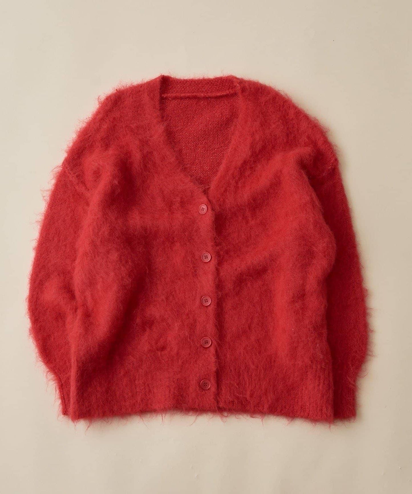 多色可選!6色V領長毛絨開衫