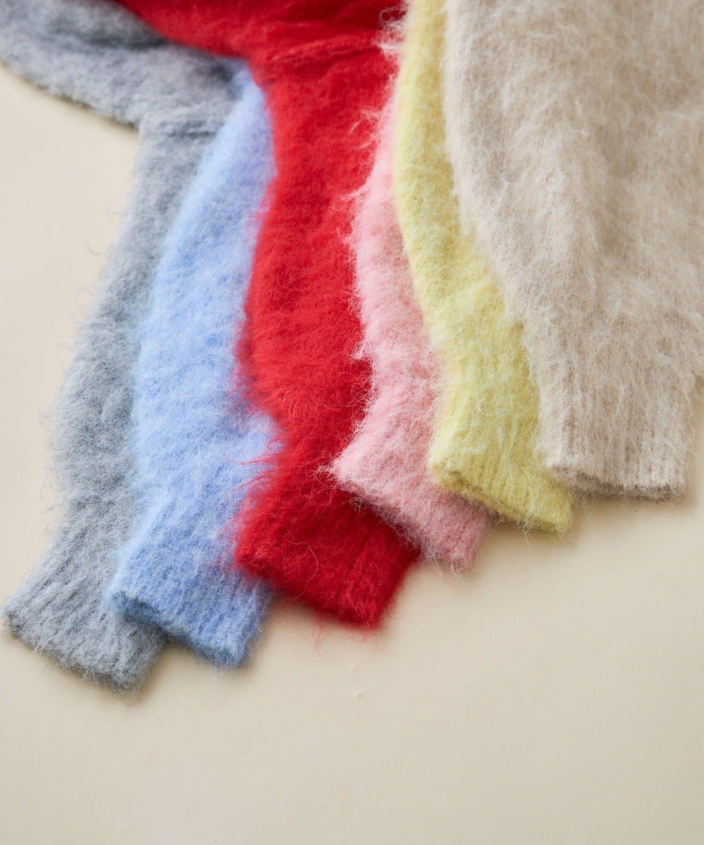 多色可選!6色V領長毛絨開衫