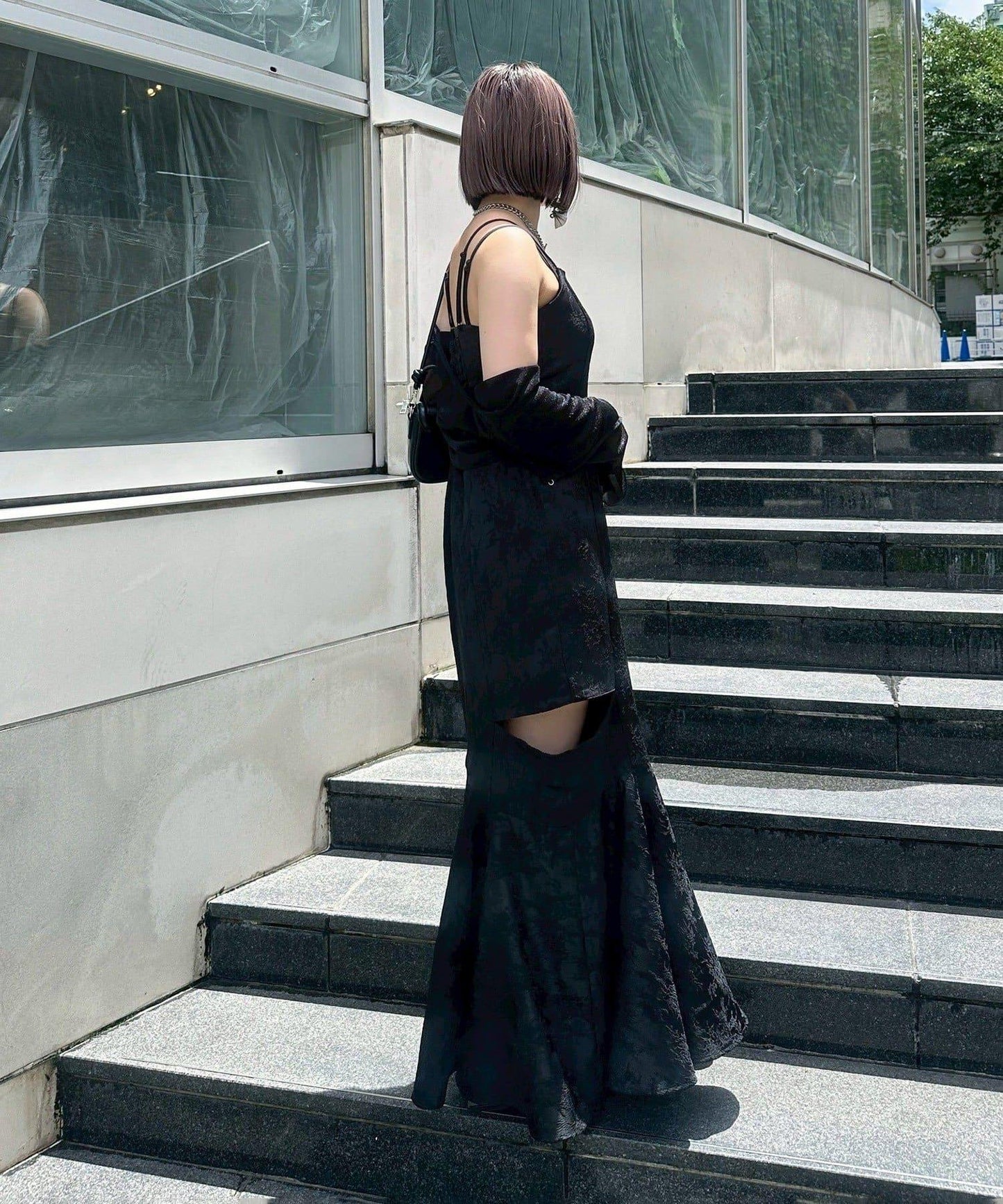 【Mavie..7】【有多種尺碼】美人魚吊帶連衣裙