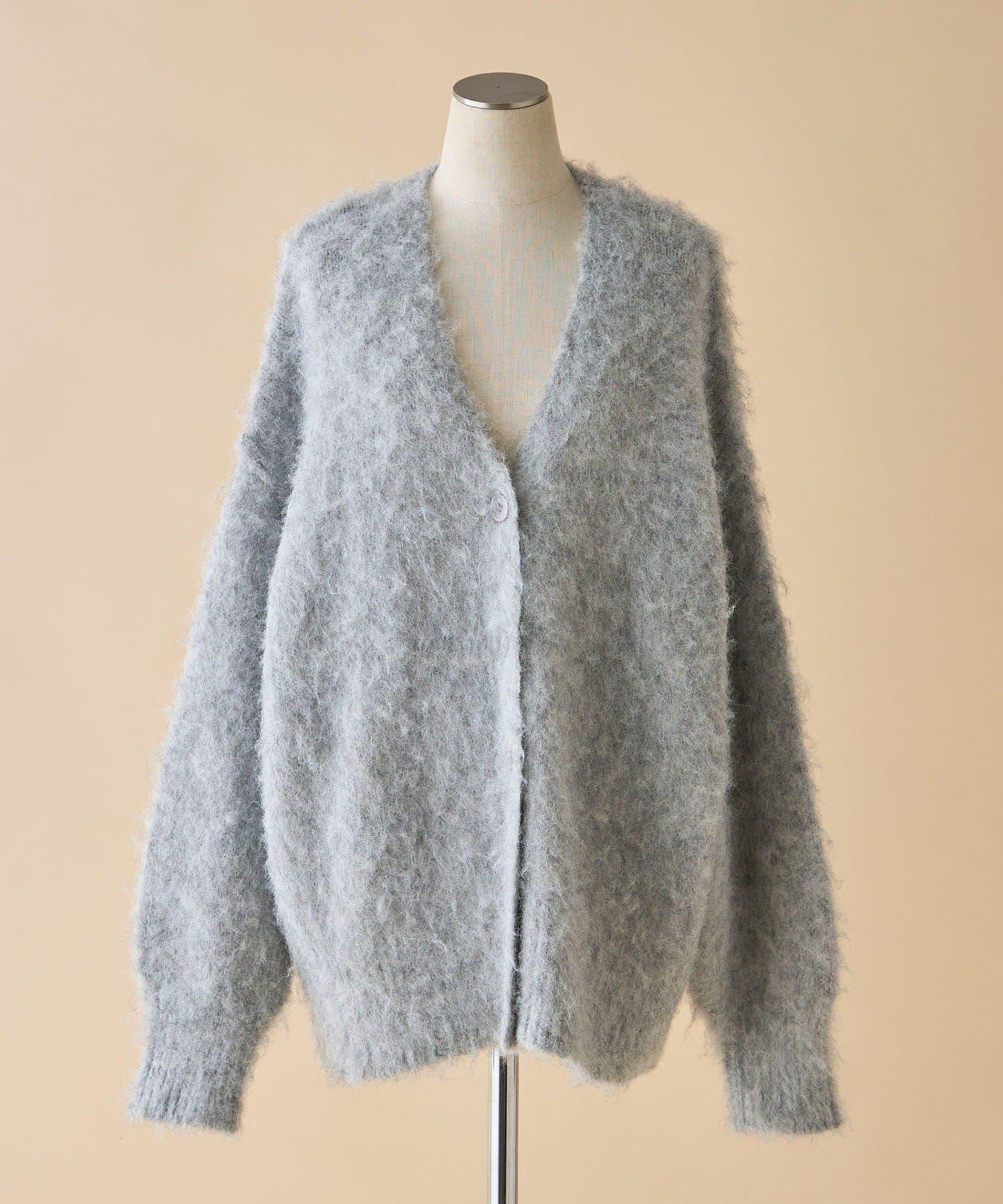 多色可選!6色V領長毛絨開衫