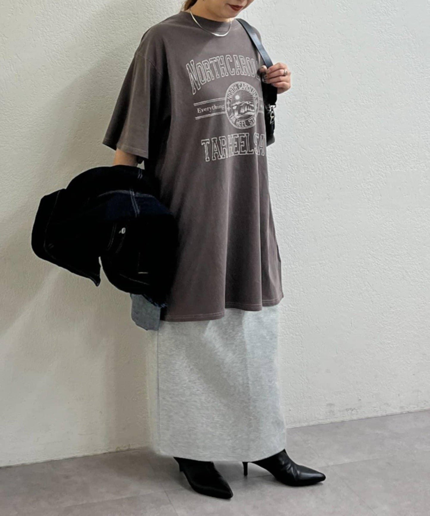 【NAO】復古工藝長款T恤