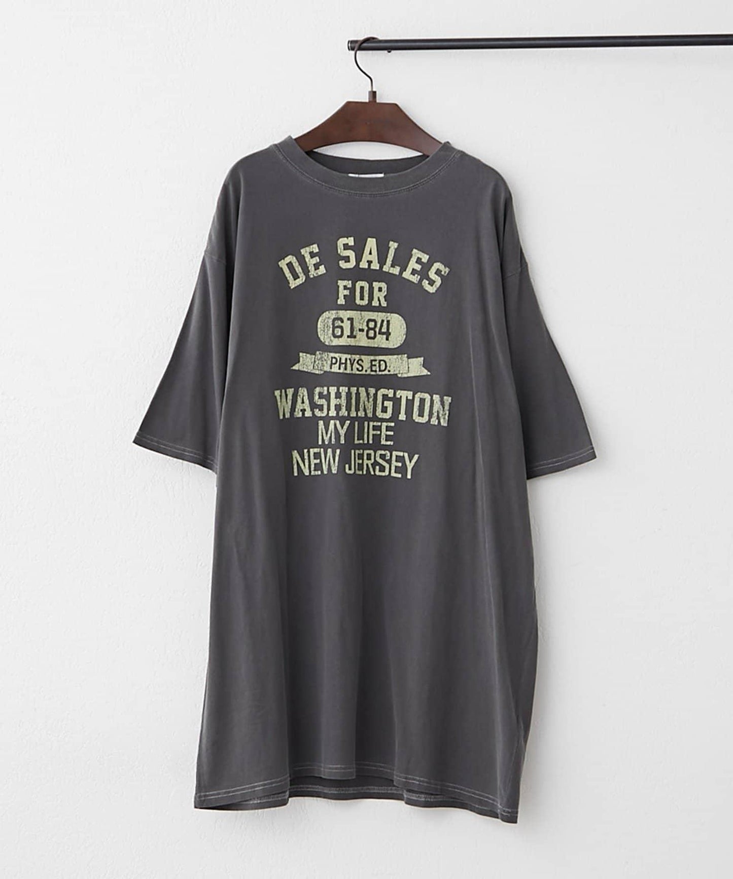 【NAO】復古工藝長款T恤