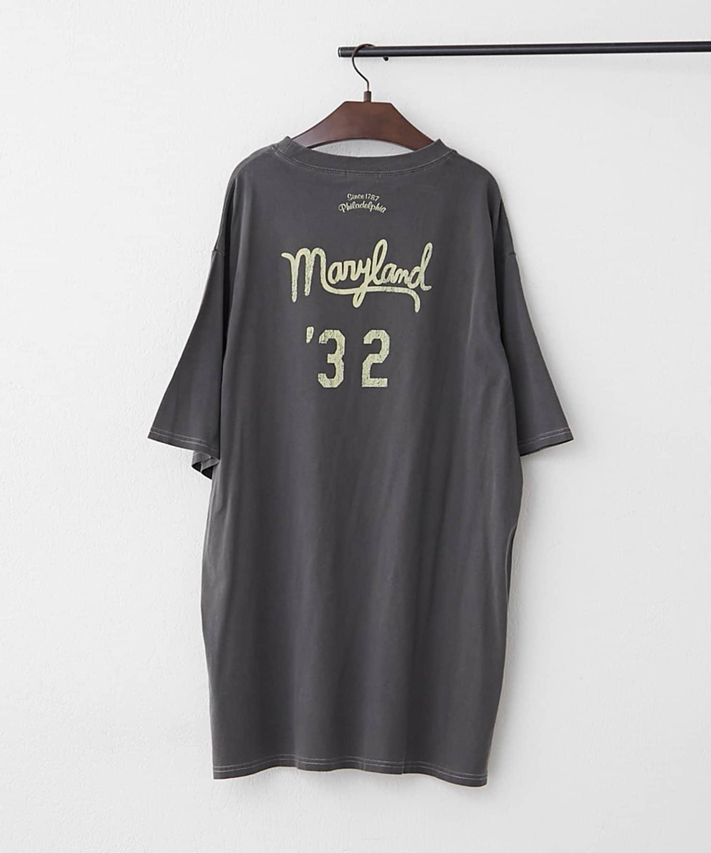 【NAO】復古工藝長款T恤