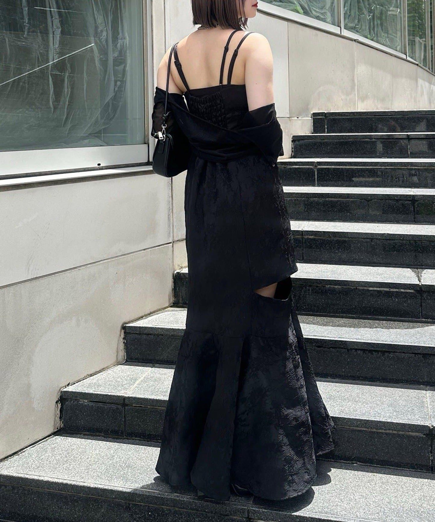 【Mavie..7】【有多種尺碼】美人魚吊帶連衣裙