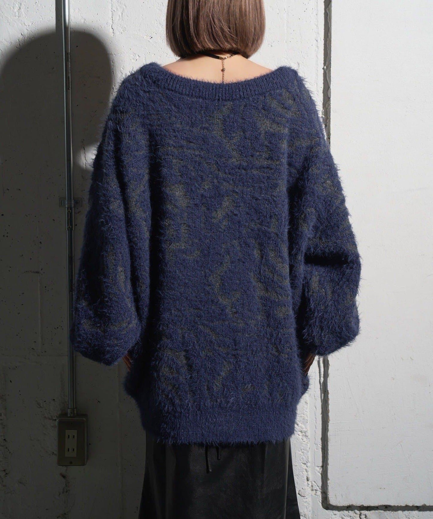 【Mavie..7】大理石紋針織開衫