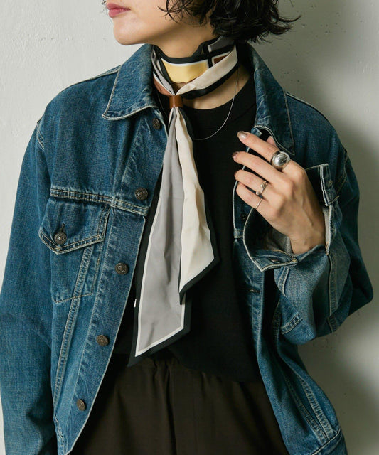 帶戒指四色圍巾