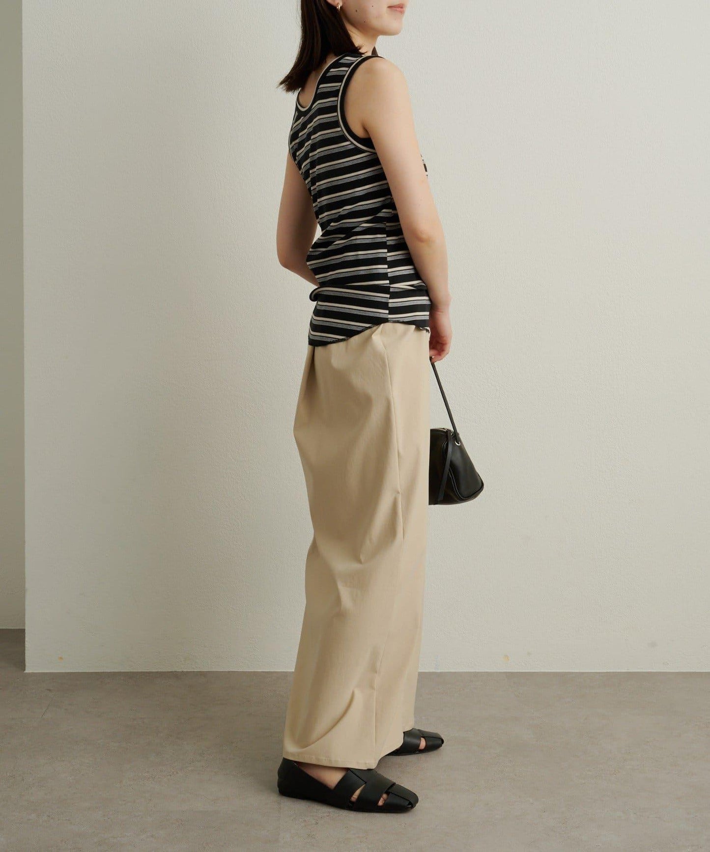 隨機羅紋條紋背心