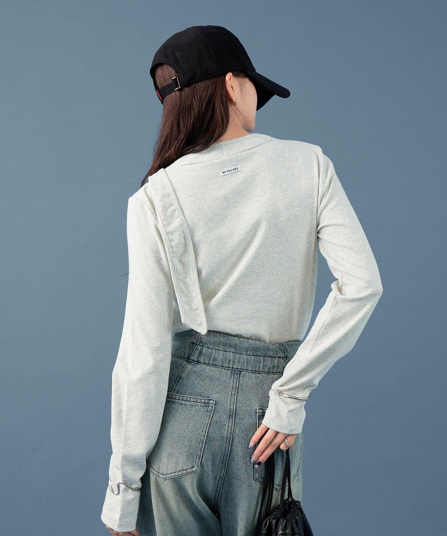 蝴蝶結領針織衫