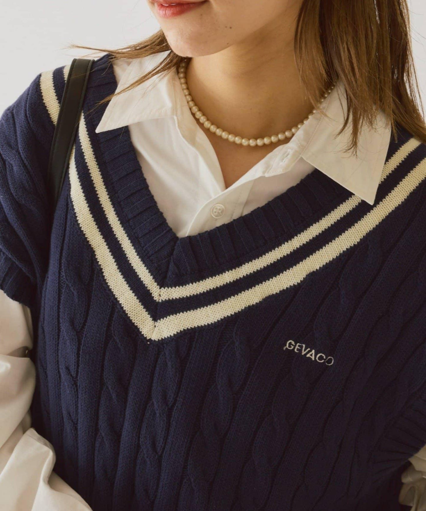 【GEVACO】學院風針織背心