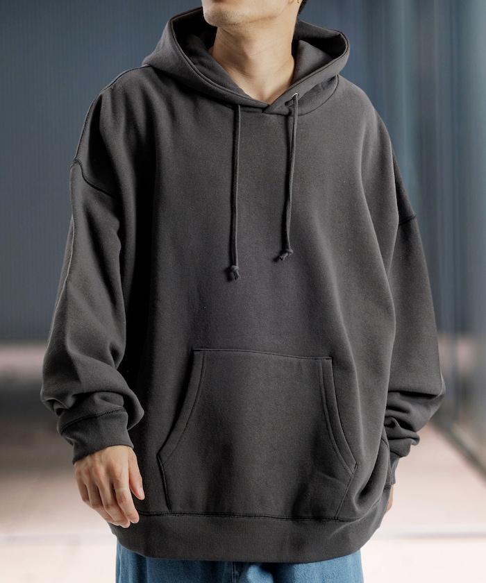 12盎司加厚寬鬆版型套頭連帽衛衣