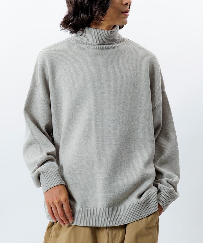 寬鬆版型 易打理 可水洗 高領針織衫