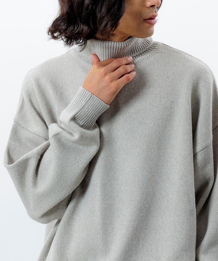 寬鬆版型 易打理 可水洗 高領針織衫