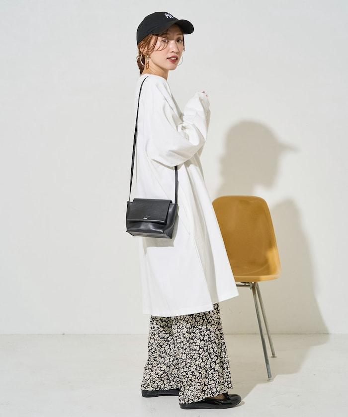 寬鬆版型長袖T恤迷你連衣裙