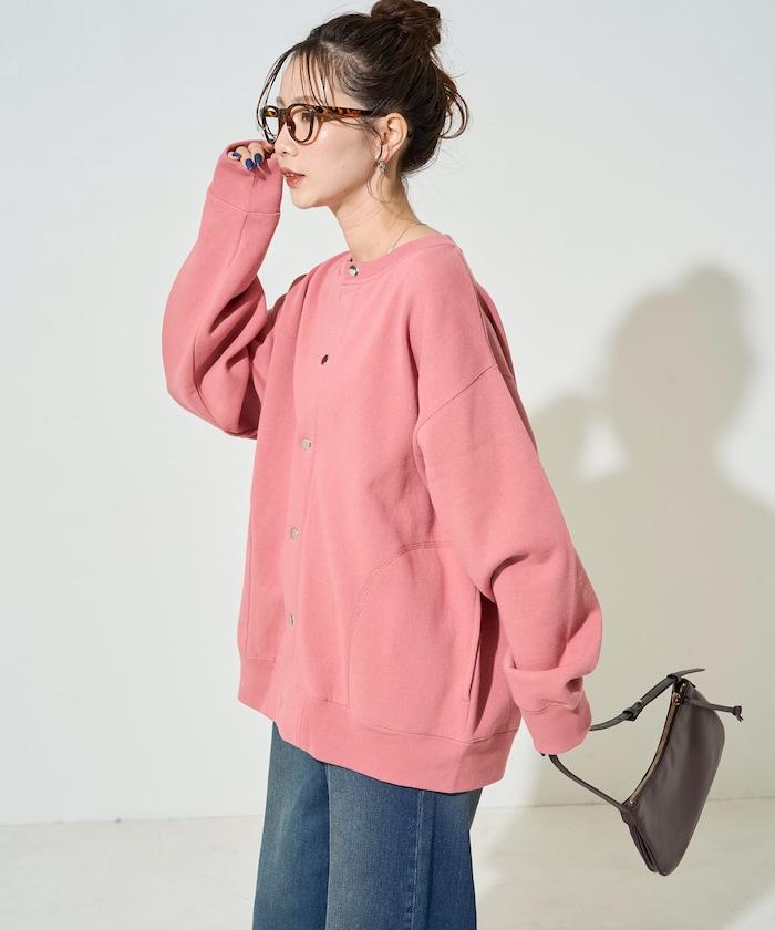 加厚衛衣按扣開衫