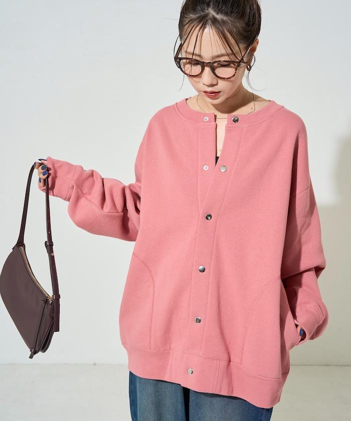 加厚衛衣按扣開衫