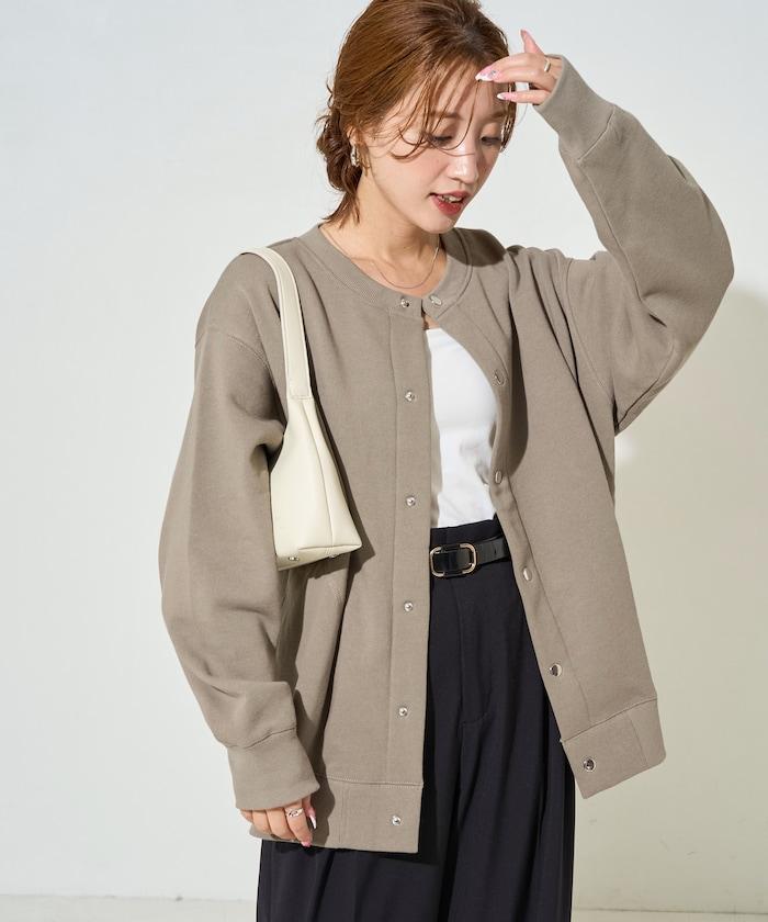 加厚衛衣按扣開衫