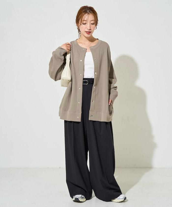 加厚衛衣按扣開衫