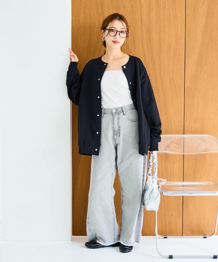 加厚衛衣按扣開衫