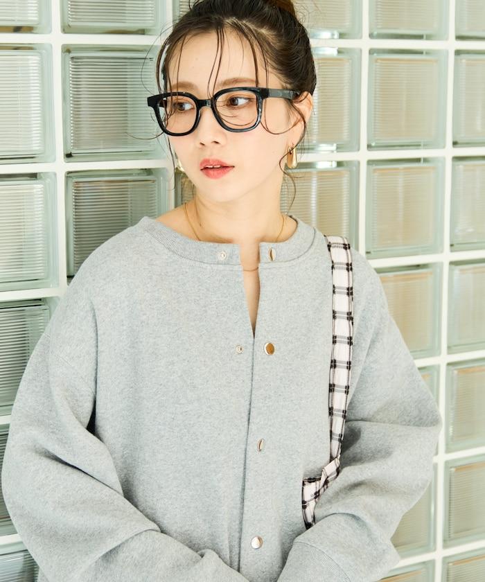 加厚衛衣按扣開衫