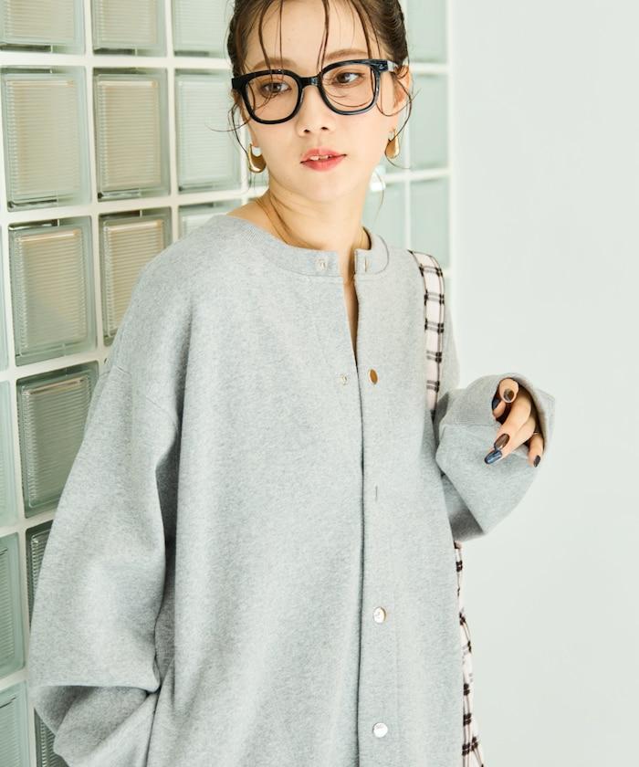 加厚衛衣按扣開衫