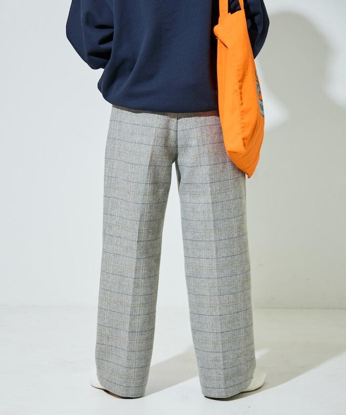 人字紋格子長褲(可搭配套裝)