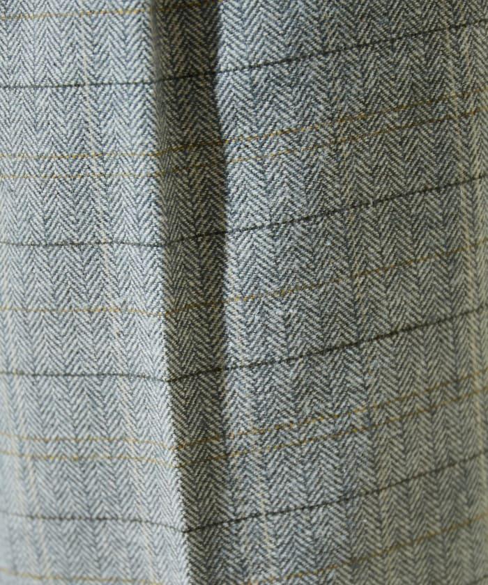 人字紋格子長褲(可搭配套裝)