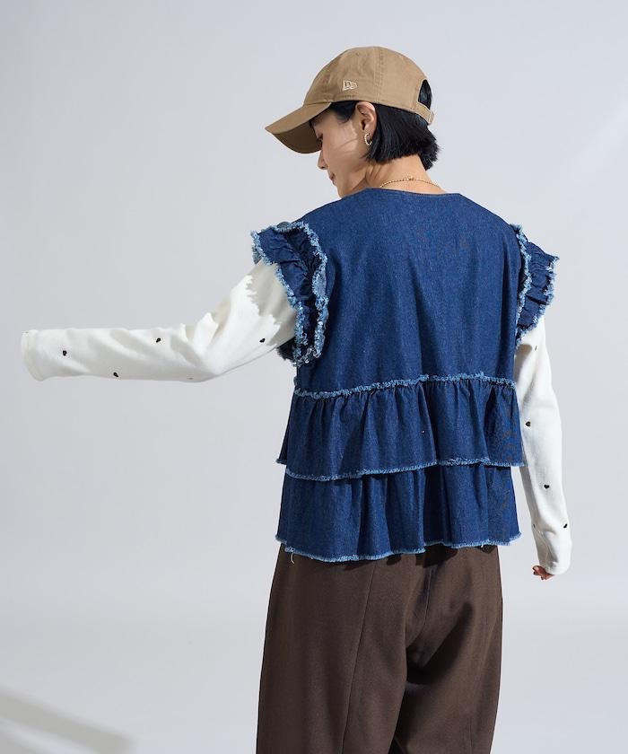 特別訂製荷葉邊馬甲<可搭配套裝>