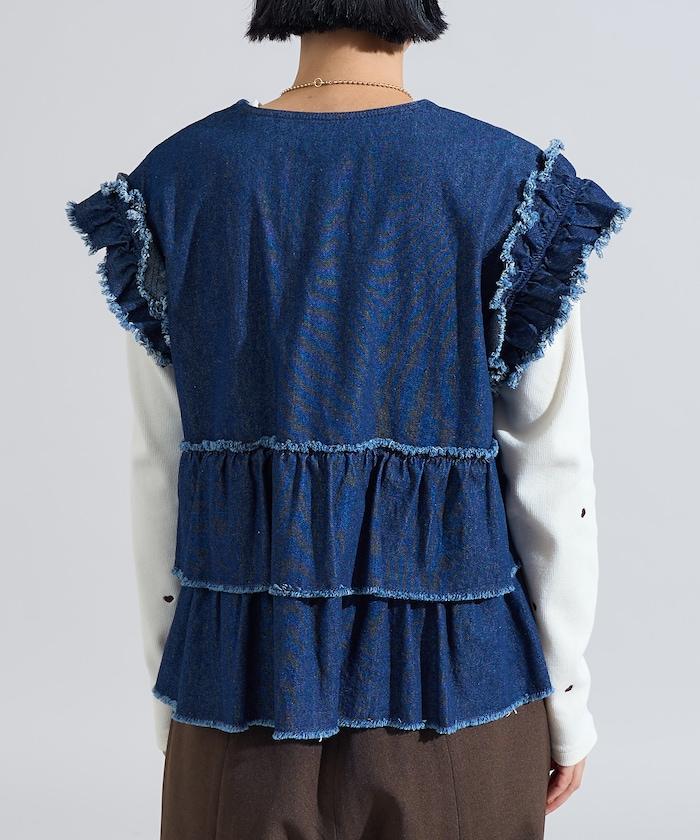 特別訂製荷葉邊馬甲<可搭配套裝>