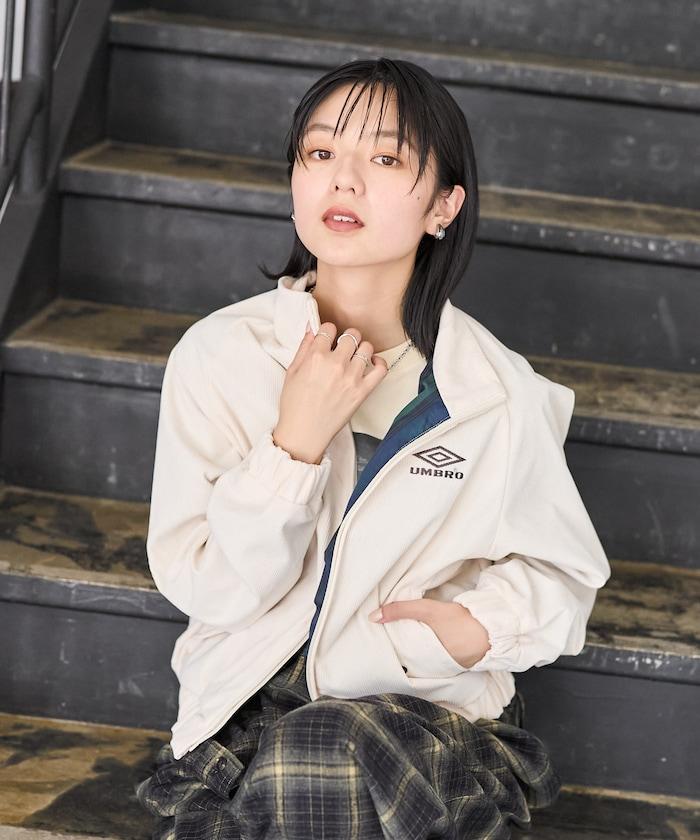 燈芯絨立領夾克