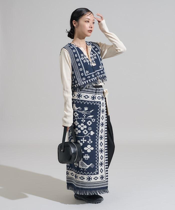 毛毯改造風馬甲<可搭配套裝>