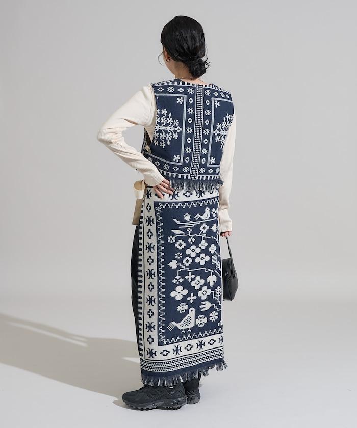 毛毯改造風馬甲<可搭配套裝>