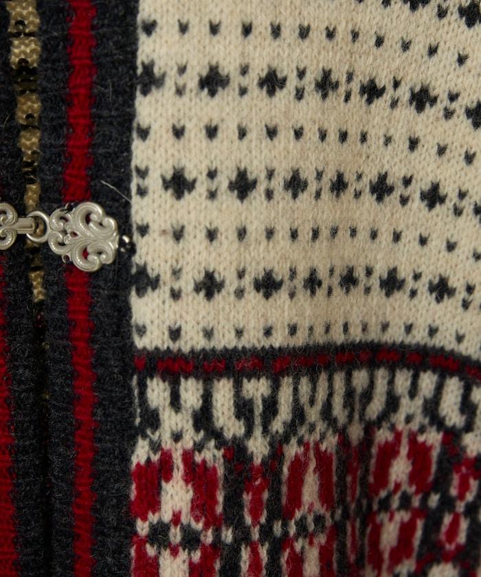 羊毛提洛爾風針織開衫