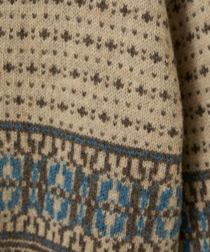 羊毛提洛爾風針織開衫