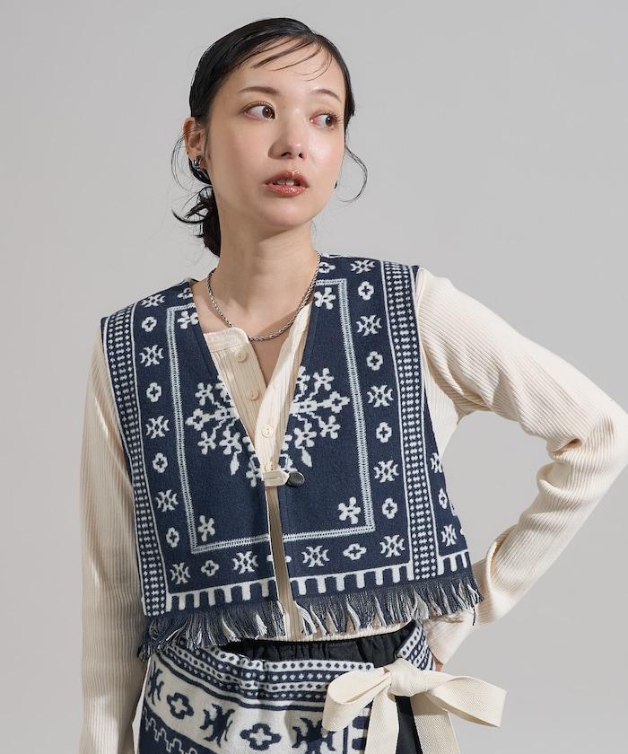 毛毯改造風馬甲<可搭配套裝>