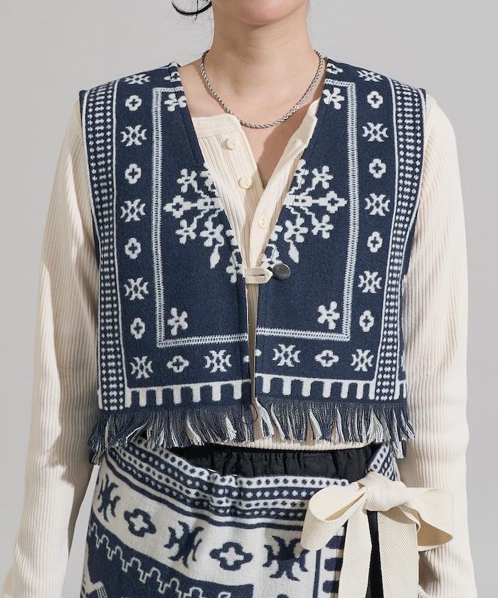 毛毯改造風馬甲<可搭配套裝>