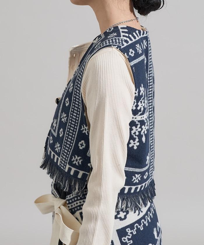 毛毯改造風馬甲<可搭配套裝>