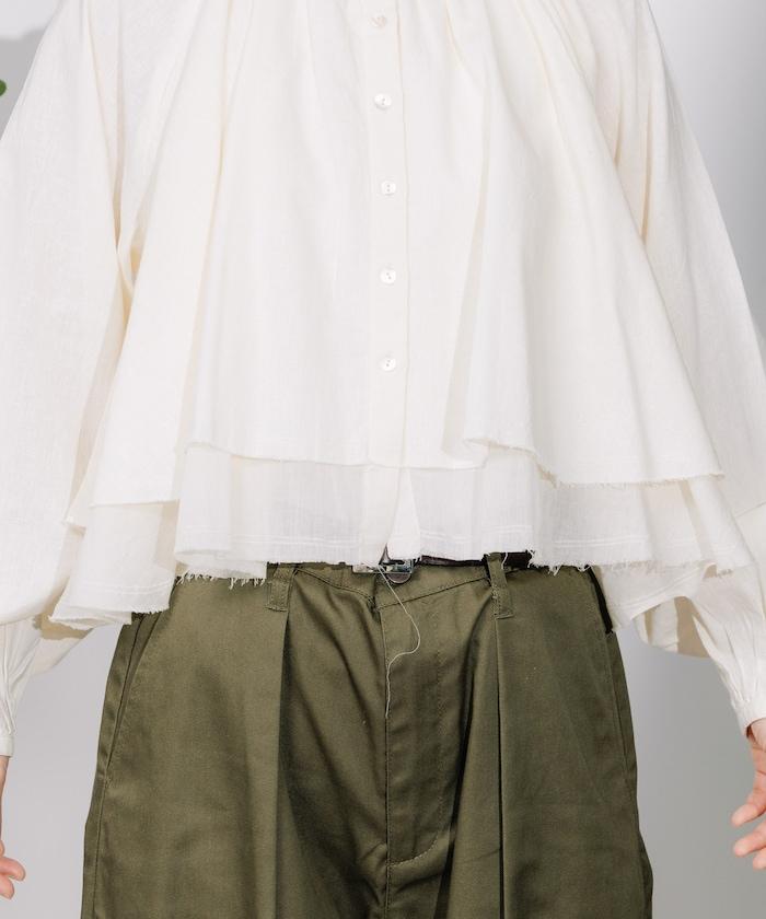 印度風層疊寬鬆襯衫