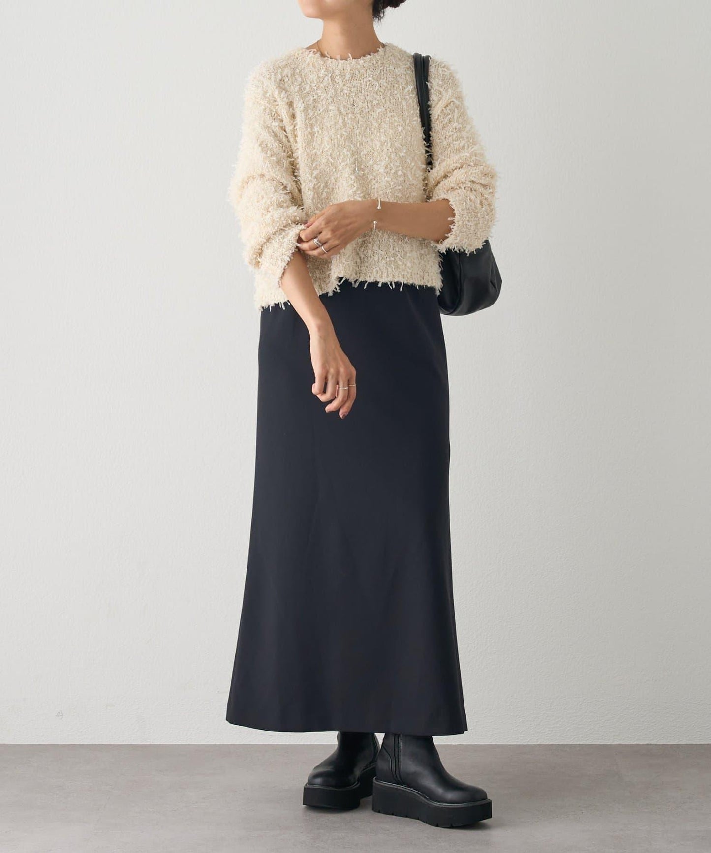 蕾絲紗線針織衫